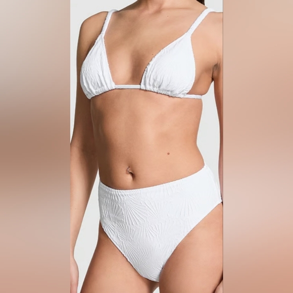 XL XXL VS PINK Swim Scrunchie Triangle Bikini Top HighWaist